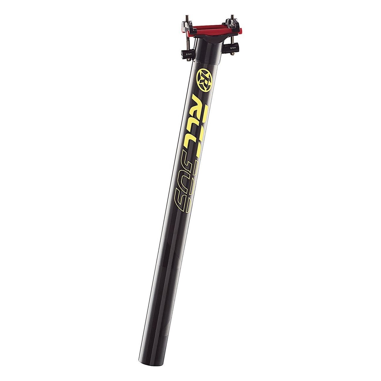 Reverse RCC 309 Carbon Seatpost Ø30.9mm Black-Yellow, Lightweight & Stable - 1