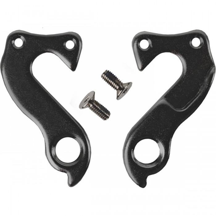 Black Anodized Aluminum MTB Hanger with 2 Screws for KHS SixFifty 300, 600, 603 - 1