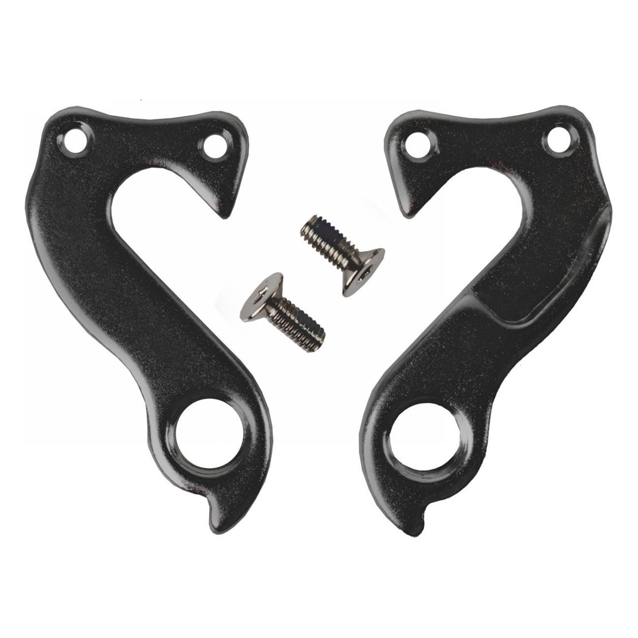 Black Anodized Aluminum MTB Hanger with 2 Screws for KHS SixFifty 300, 600, 603 - 1