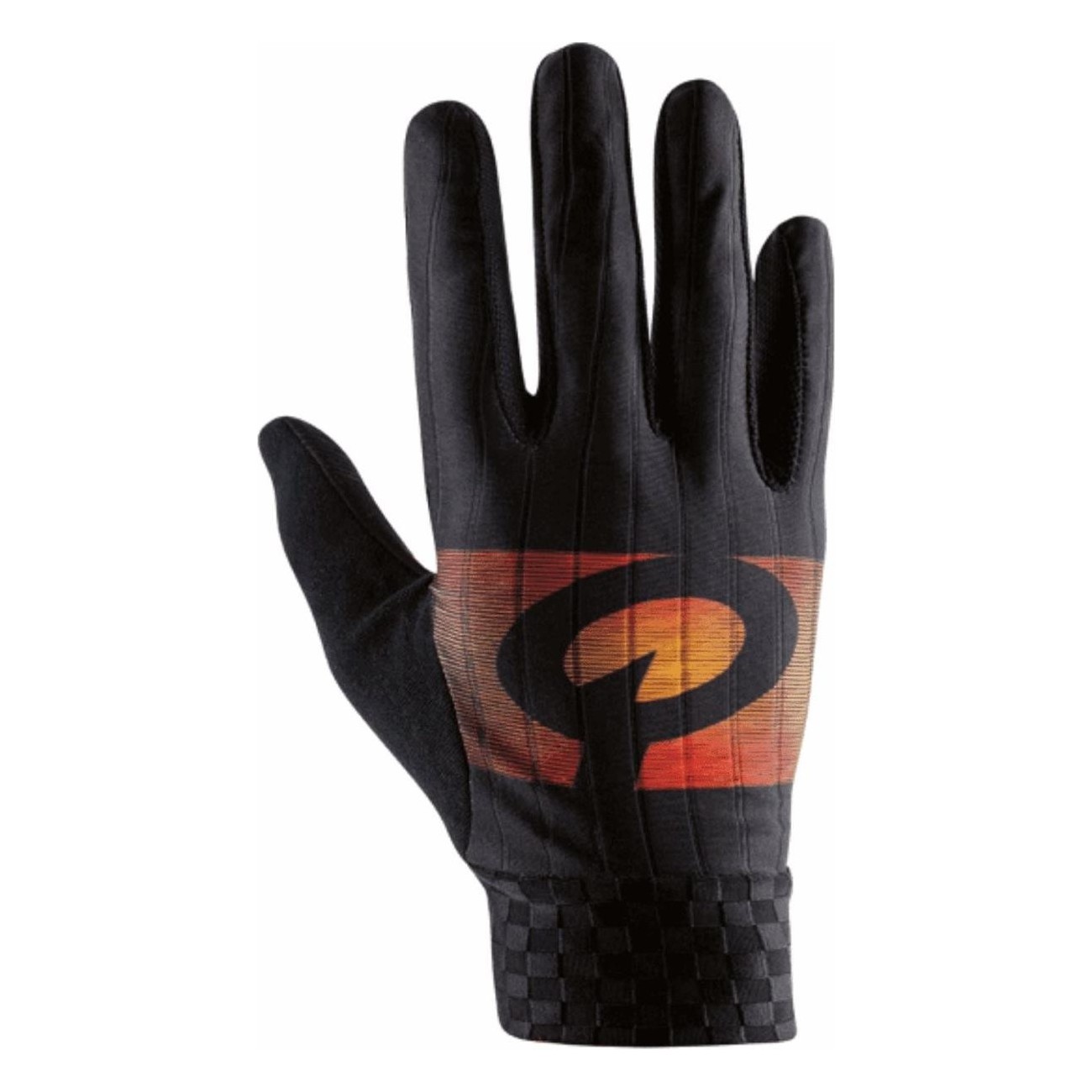 Lange Faded Handschuhe Schwarz/Orange XL für XC und Sommerstraße - 1