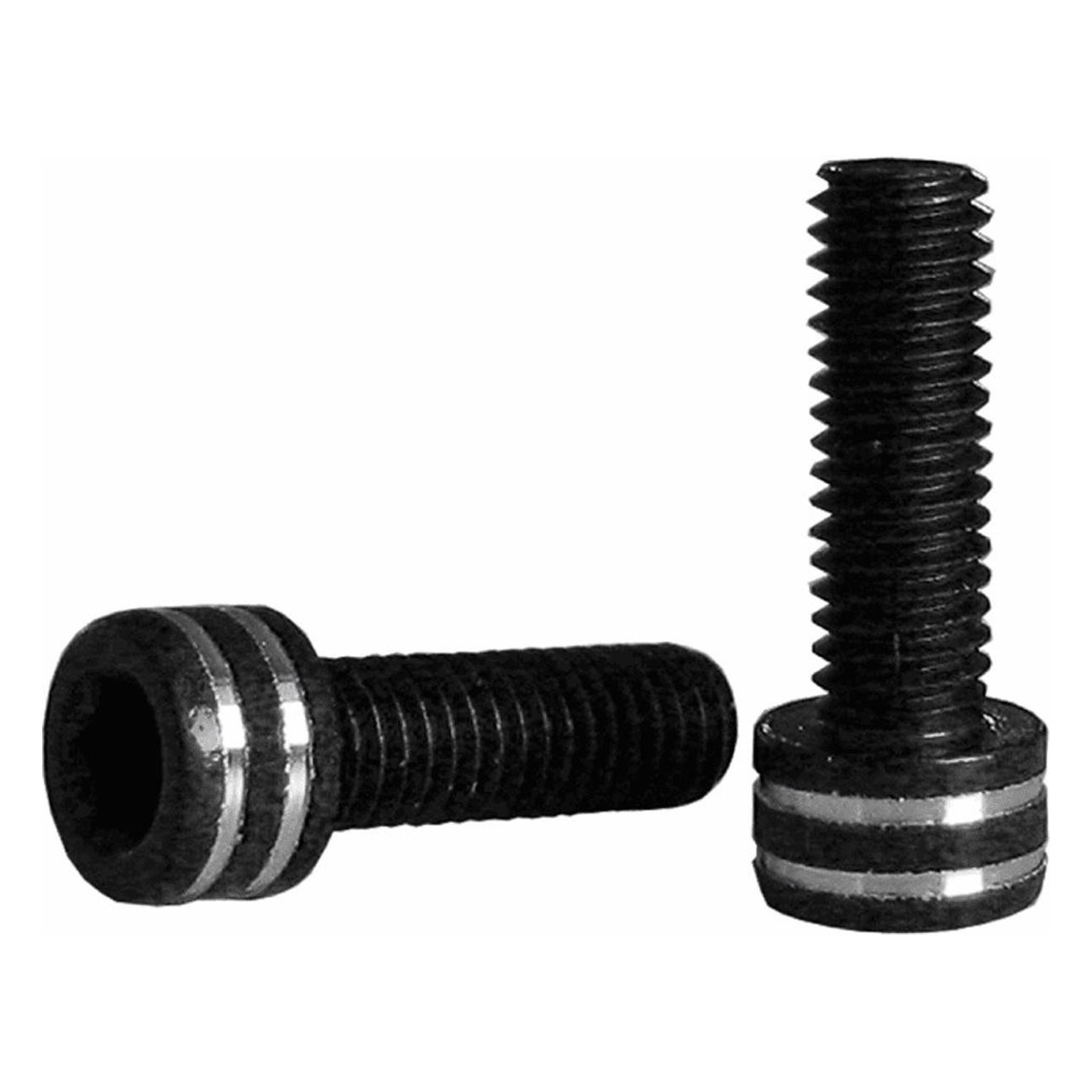 CNC Aluminum Black Bottle Cage Screws M5x15mm (2 Pieces) - XON - 1