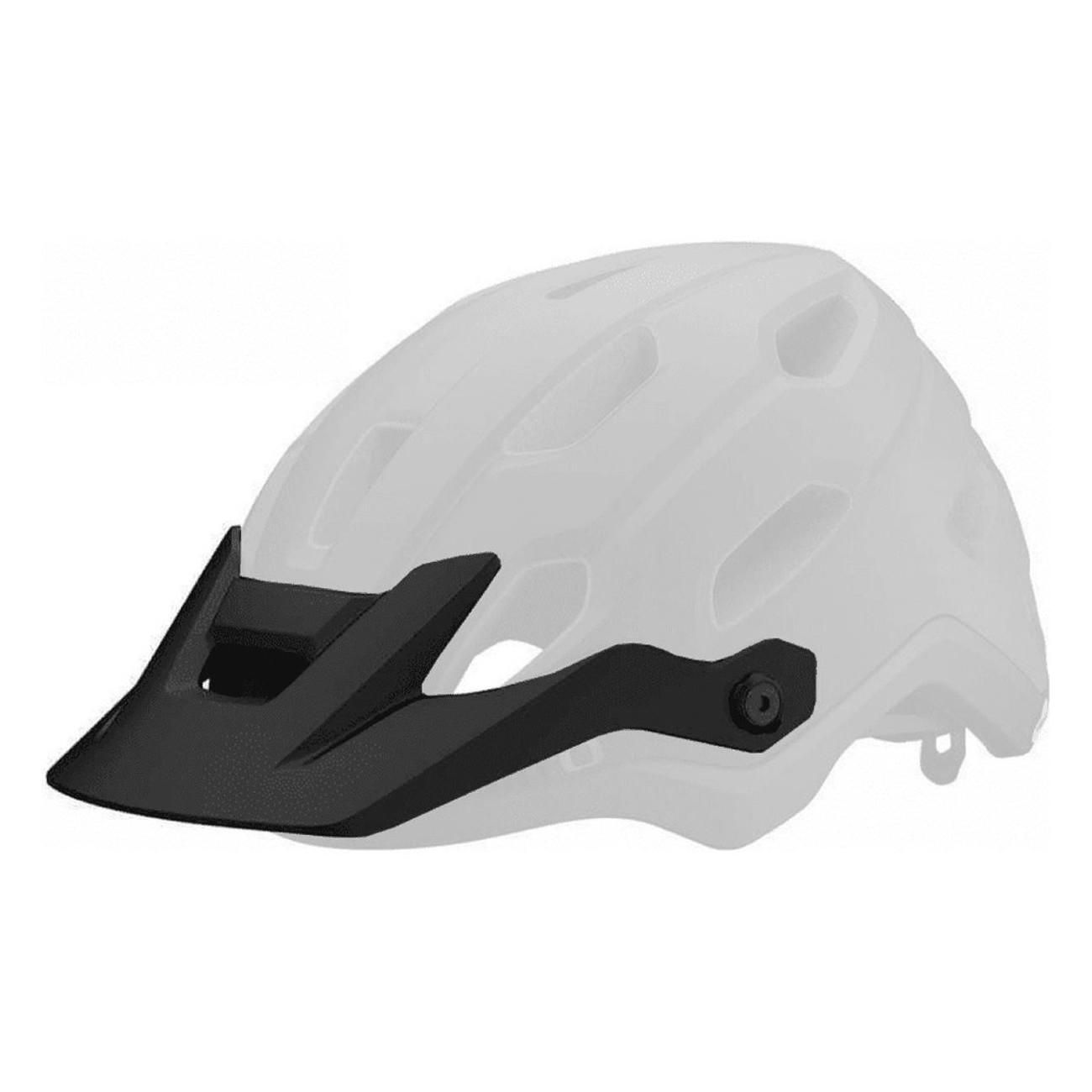 Visiera di Ricambio Nero Opaco per Casco GIRO SOURCE MIPS L/XL 2021 - 1 - Frontino - 0768686410840