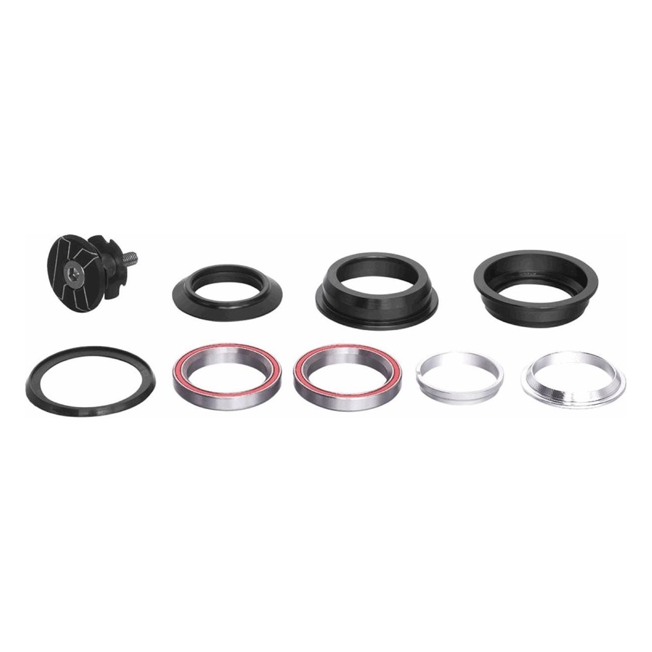 MVTEK Semi-Integrated Headset 1 1/8' 13mm with 44/30mm Cups and 45° Angle - 1