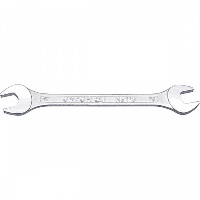 Fork Wrench 110/1 - 8x10 mm Chrome Vanadium Steel, 15° Angle Design - 1