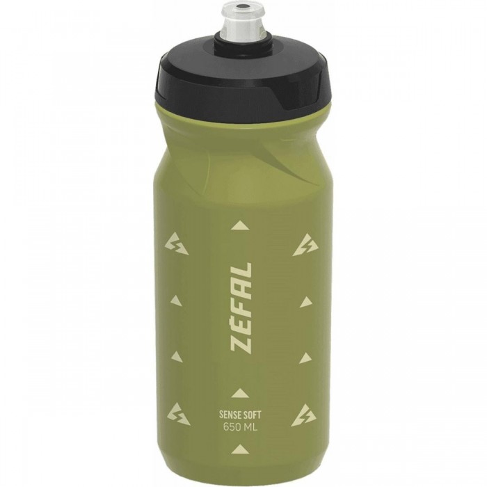 Sense Soft 650ml Bottle in Olive Green, Ergonomic and Recyclable - 1