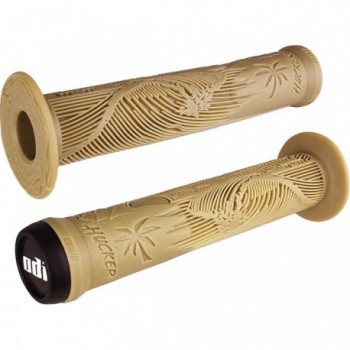 Odi Hucker Signature Grips with Light Brown Flange 160 mm for BMX - 1