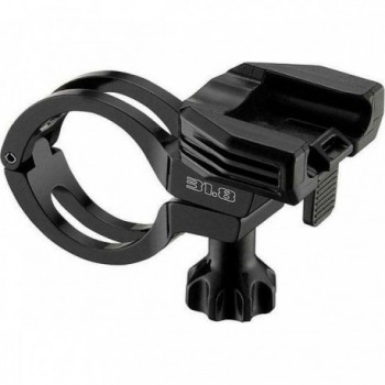 Soporte de Repuesto Lezyne de Aluminio 31,8 mm para Luces STVZO, Negro - 1