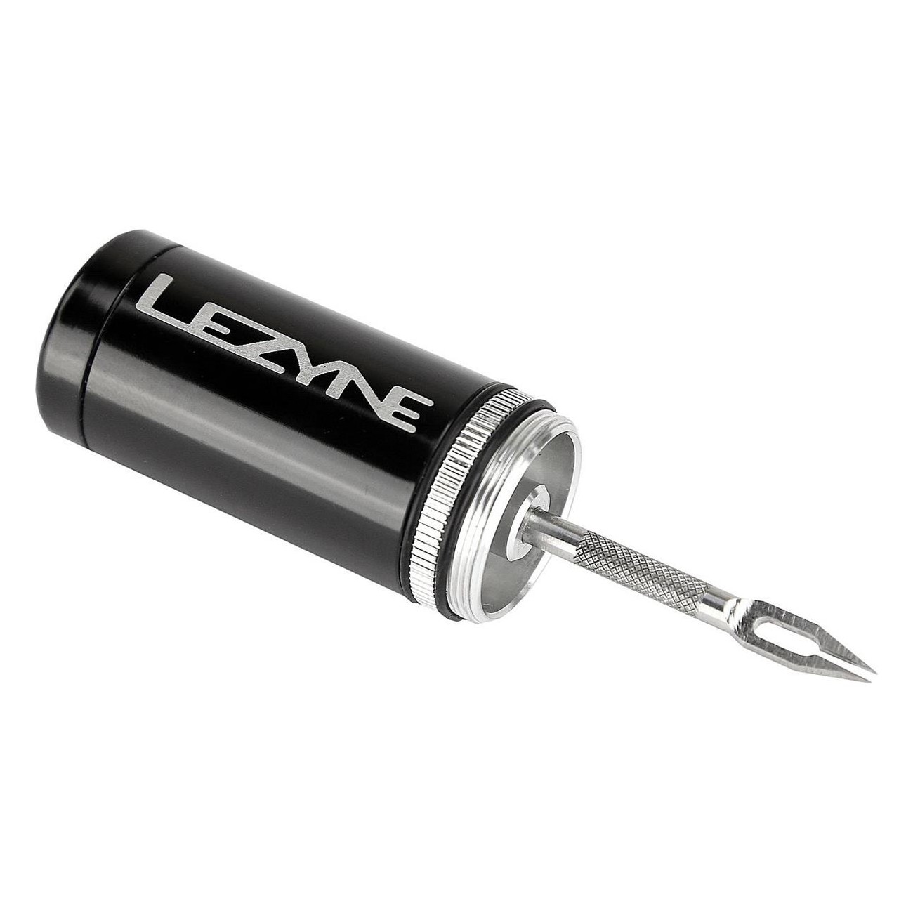 Lezyne 47g Tubeless Repair Kit with 5 Plugs, Black, Compact and Effective - 1