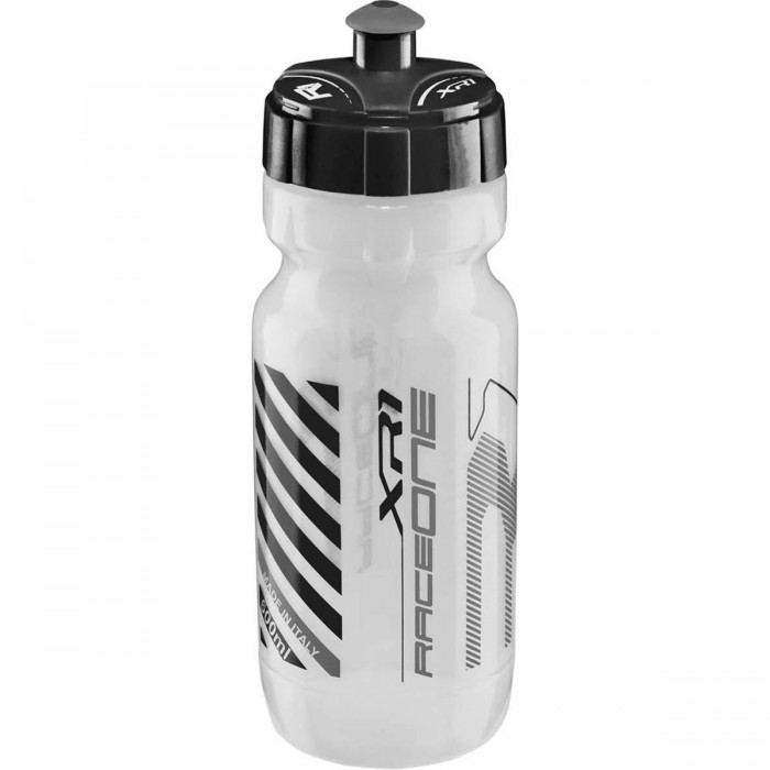 XR1 600ml Ice/Black Water Bottle with RaceOne Cap - Ideal for Sports - 1