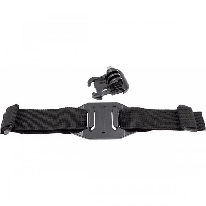 GoPro HERO Helmet Mount with Adjustable Black Elastic Strap for Stability - 1