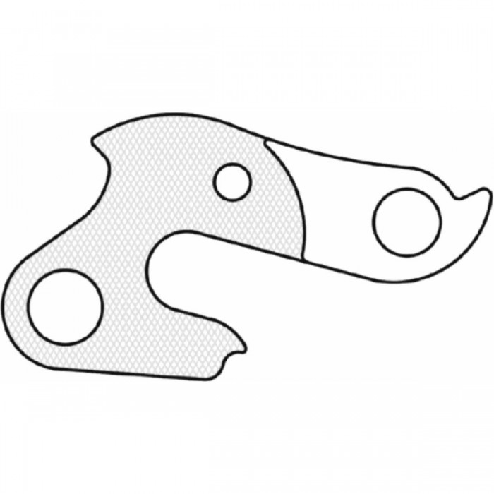 GH-133 Aluminum Derailleur Hanger - Durable and Lightweight for Bicycles - 1