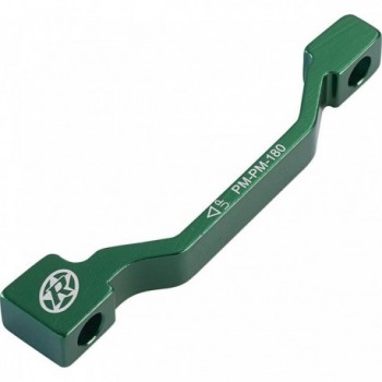 Adaptador de Freno Trasero PM-PM +20mm Verde para Disco Aumentado - 1