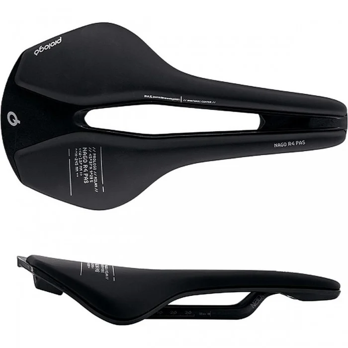 Sella Prologo Nago R4 137 PAS Tirox Nero - Comfort e Prestazioni Elevate per Ciclismo Unisex - 1 - Selle - 4716112788489