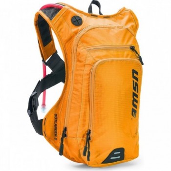 USWE Outlander 9 Backpack Orange - 9 Liters, Ideal for MTB, Road & Gravel - 1