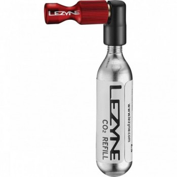 Lezyne CO2 Trigger Drive Pump Red with 16g Cartridge - Easy Controlled Inflation - 1