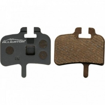 Semi-Metallic Brake Pads with Springs for Hayes and Promax - Compatible with HFX, Mag, HFX 9, MX 1, Imperial DX04 - 1