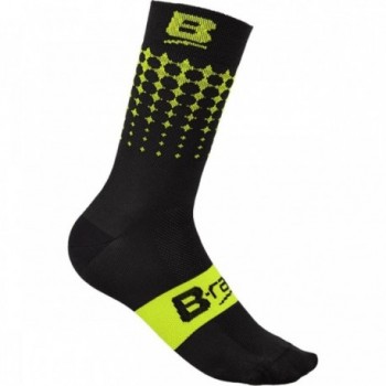 Soft Air Plus Socks Black/Yellow Size 35-39 - Comfortable and Durable - 1