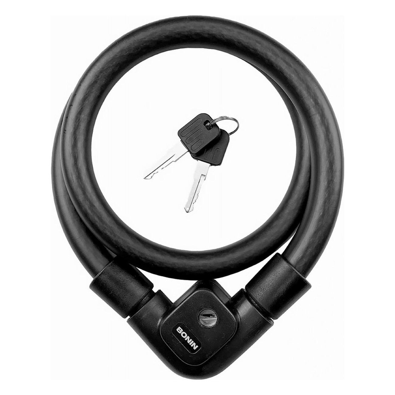 BONIN Cable Lock 20x1000 mm Black - Reliable and Versatile Security - 1