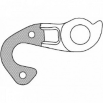 GH-264 Aluminum Derailleur Hanger - Durable and Lightweight for Bicycle - 1