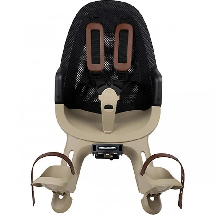 Seggiolino Anteriore Qibbel Air Front - Leggero e Sicuro, Nero Cappuccino, per Bambini fino a 15 kg - 1 - Seggiolini - 871286443