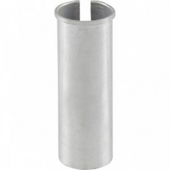 Aluminium Sattelstützenadapter Silber 80mm, 10 Stück, Ø 25,4mm/26,6mm - 1