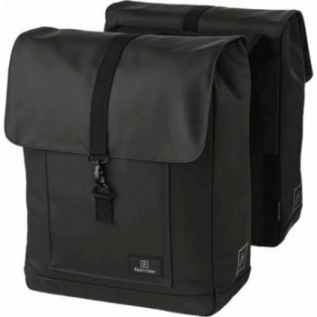 JAXX II Black Messenger Bag 14L with Double Pocket and Shoulder Strap - 1