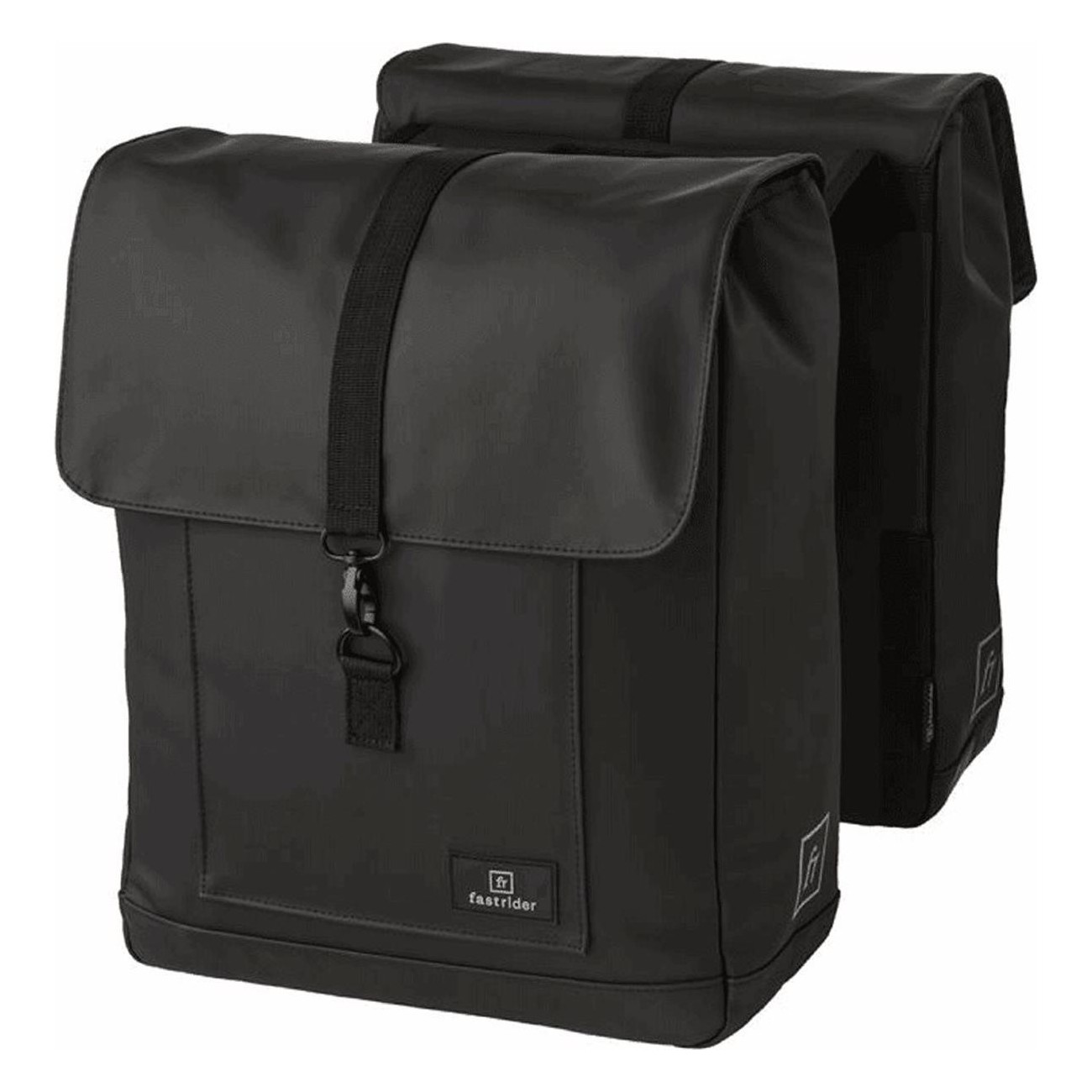 JAXX II Black Messenger Bag 14L with Double Pocket and Shoulder Strap - 1