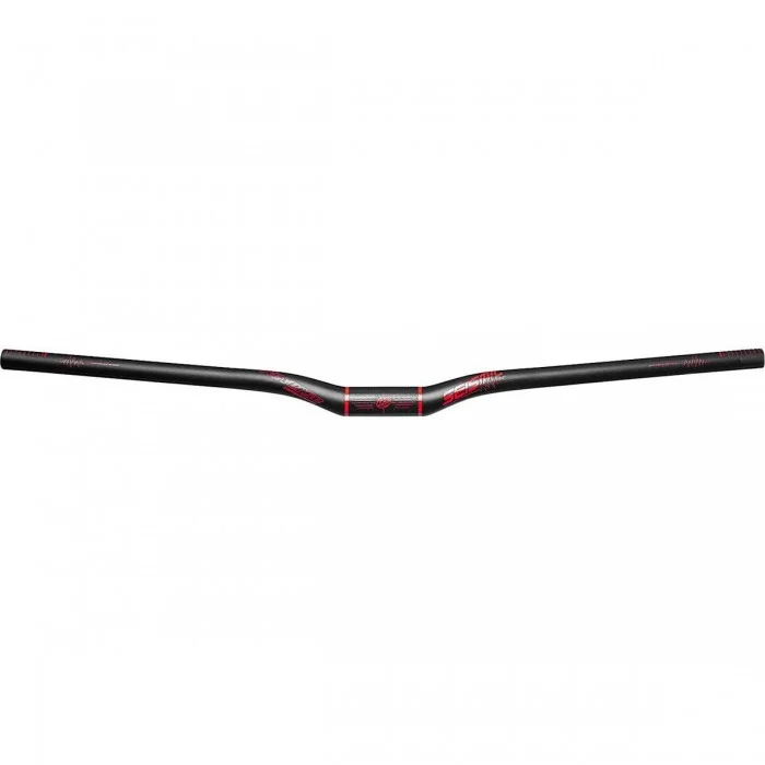 Reverse Seismic 810 Carbon Handlebar - Matte Black/Red, Ø31.8mm, Rise 25mm - 1