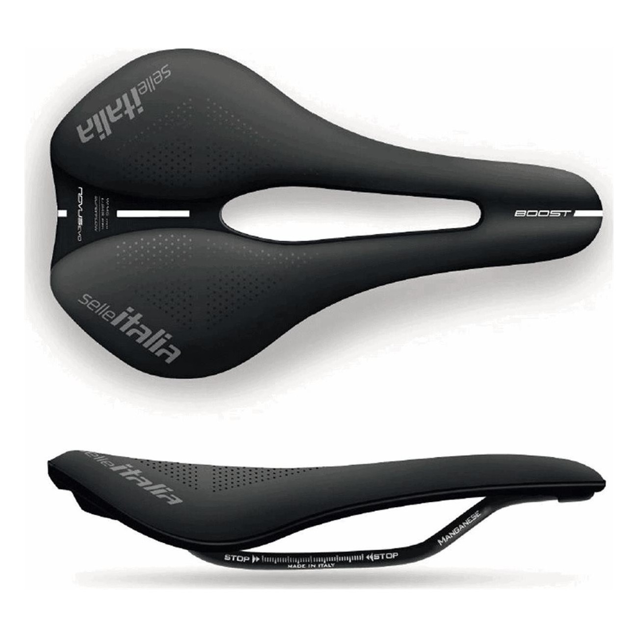 Novus Boost Evo TM Superflow Saddle 145x248mm L3 - Comfort & Performance, 240g - 1