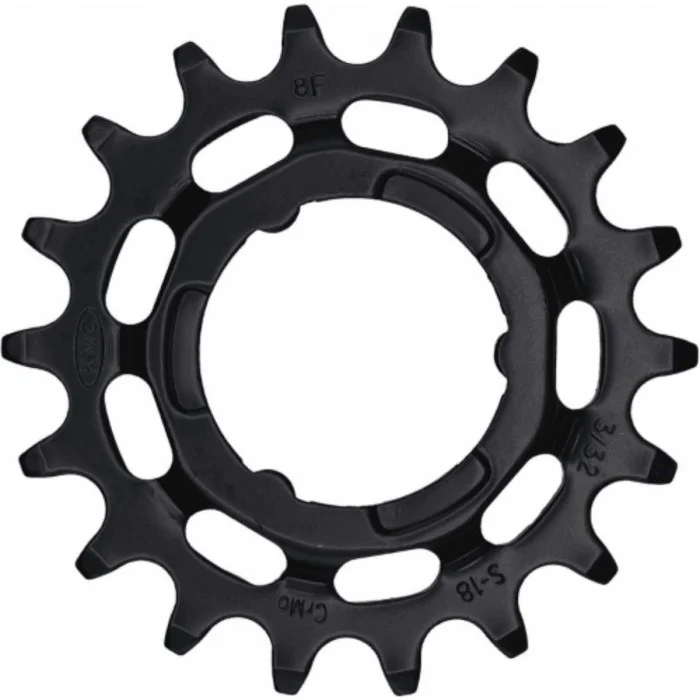 Shimano 18D 1V Chrome Steel Sprocket for E-Bike - High Efficiency - 1