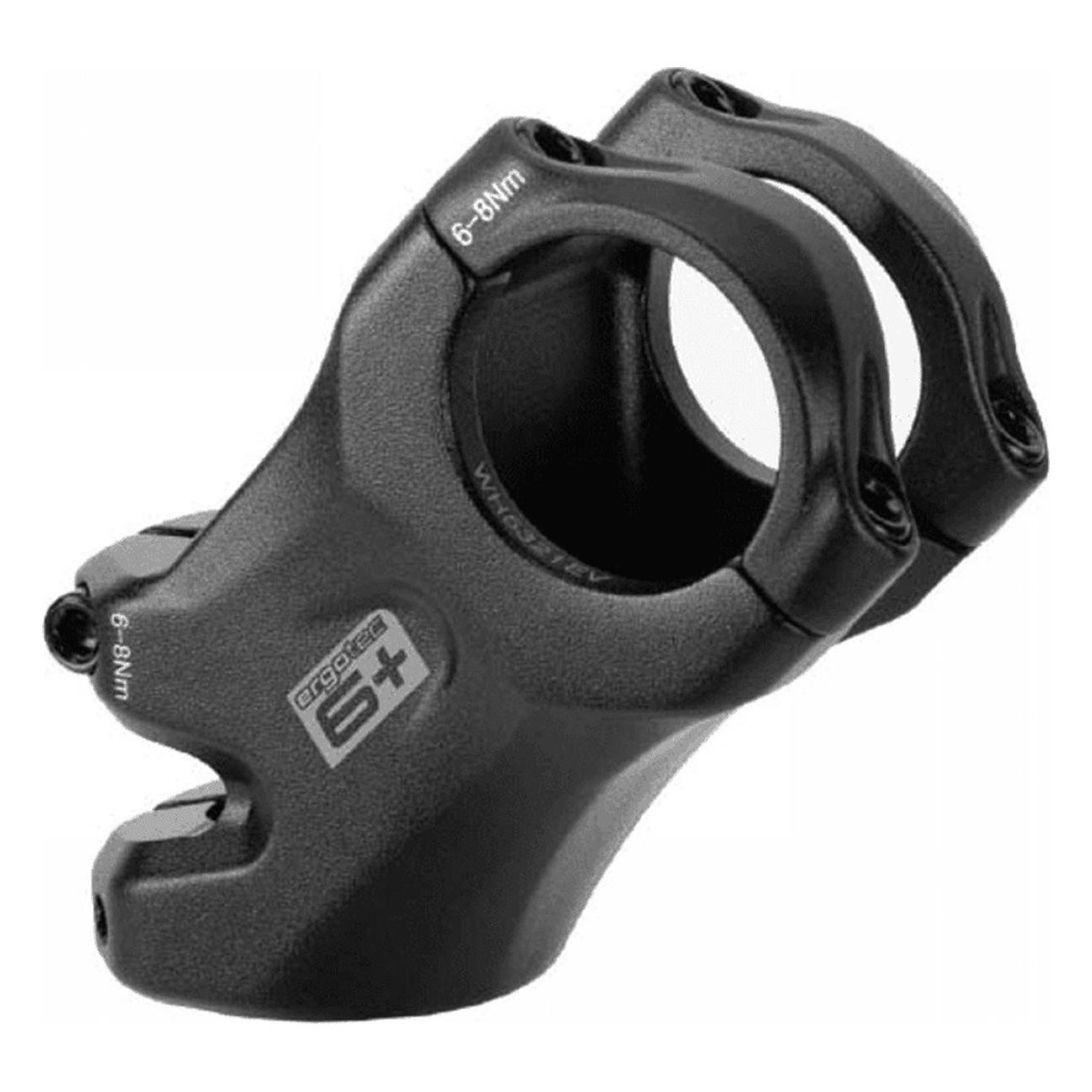 BASS High Handlebar Stem 31.8mm 55mm Black Aluminum 45° Angle - 1