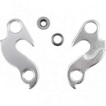 S4 Silver Aluminum Rear Derailleur Hanger for Trek, Gary Fisher, Klein, Schwinn - 1