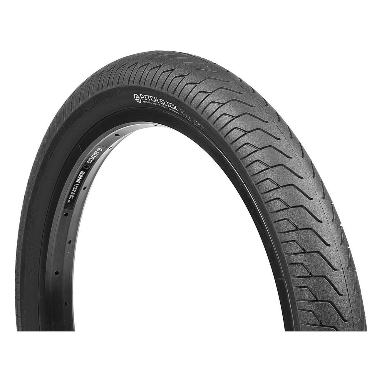 Salt Pitchslick 20x2.25 Black BMX Tire with Knurled Tread - 1