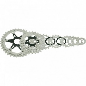 MTB Cassette 10 Speed 11-40T HG Shimano/Sram Silver 415g - Lightweight & Durable - 1