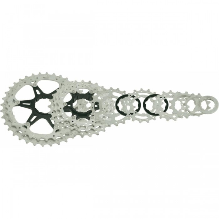 MTB Cassette 10 Speed 11-40T HG Shimano/Sram Silver 415g - Lightweight & Durable - 1