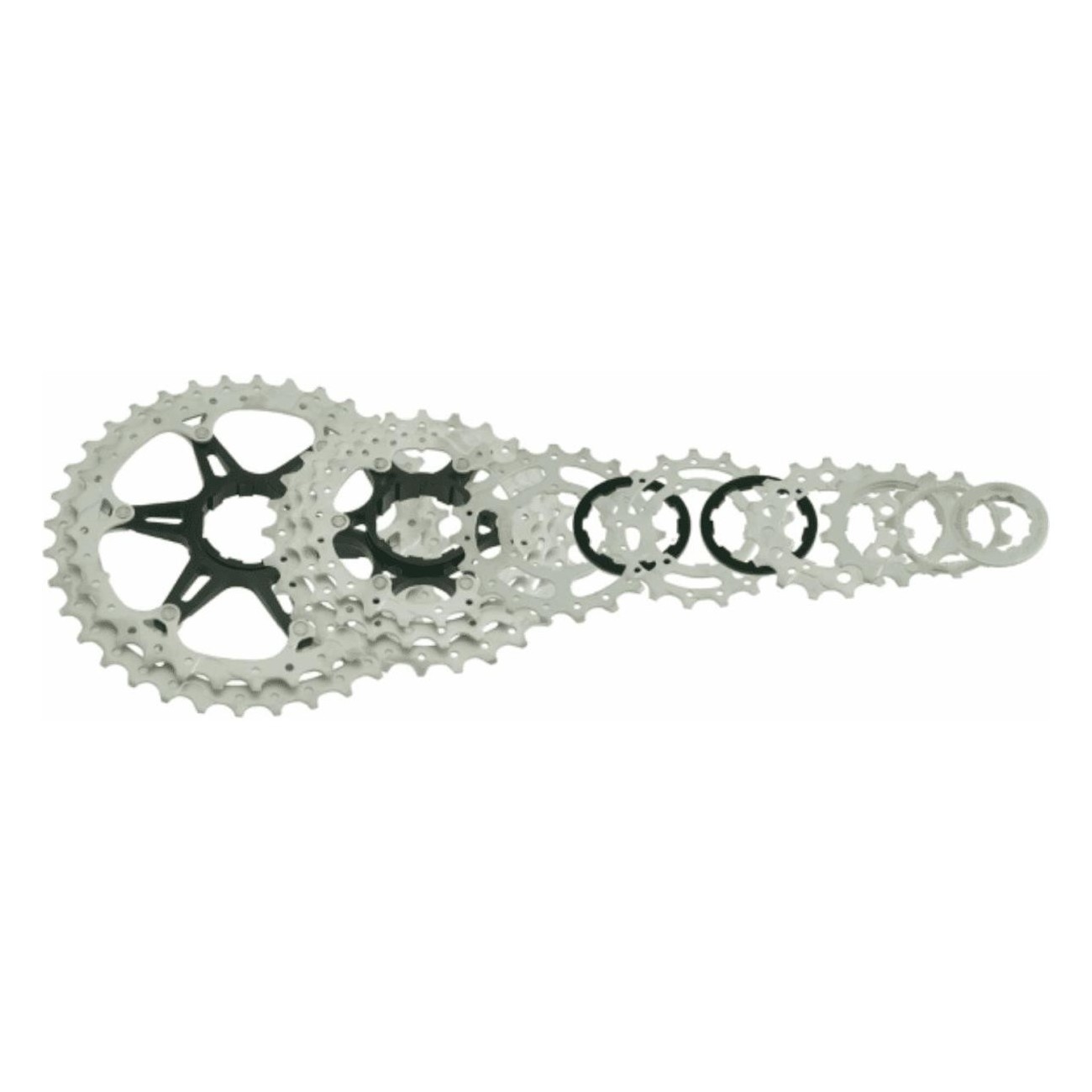 MTB Cassette 10 Speed 11-40T HG Shimano/Sram Silver 415g - Lightweight & Durable - 1