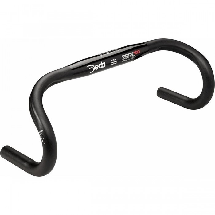 Guidon DEDA ZERO100 Shallow en Aluminium Noir 31,7x440mm - 252g - 1