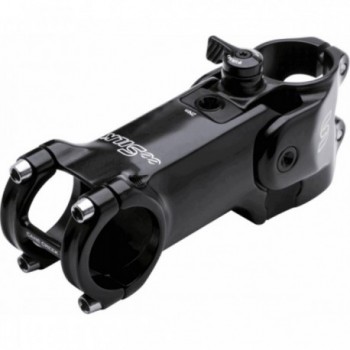 Gravel Handlebar Stem eesilk 80mm -6° Black Aluminum Ø31.8mm with Vibration Absorption - 1