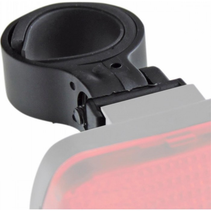 M-WAVE Atlas L.R Black Battery Rear Light Mount for Seat Post - 1