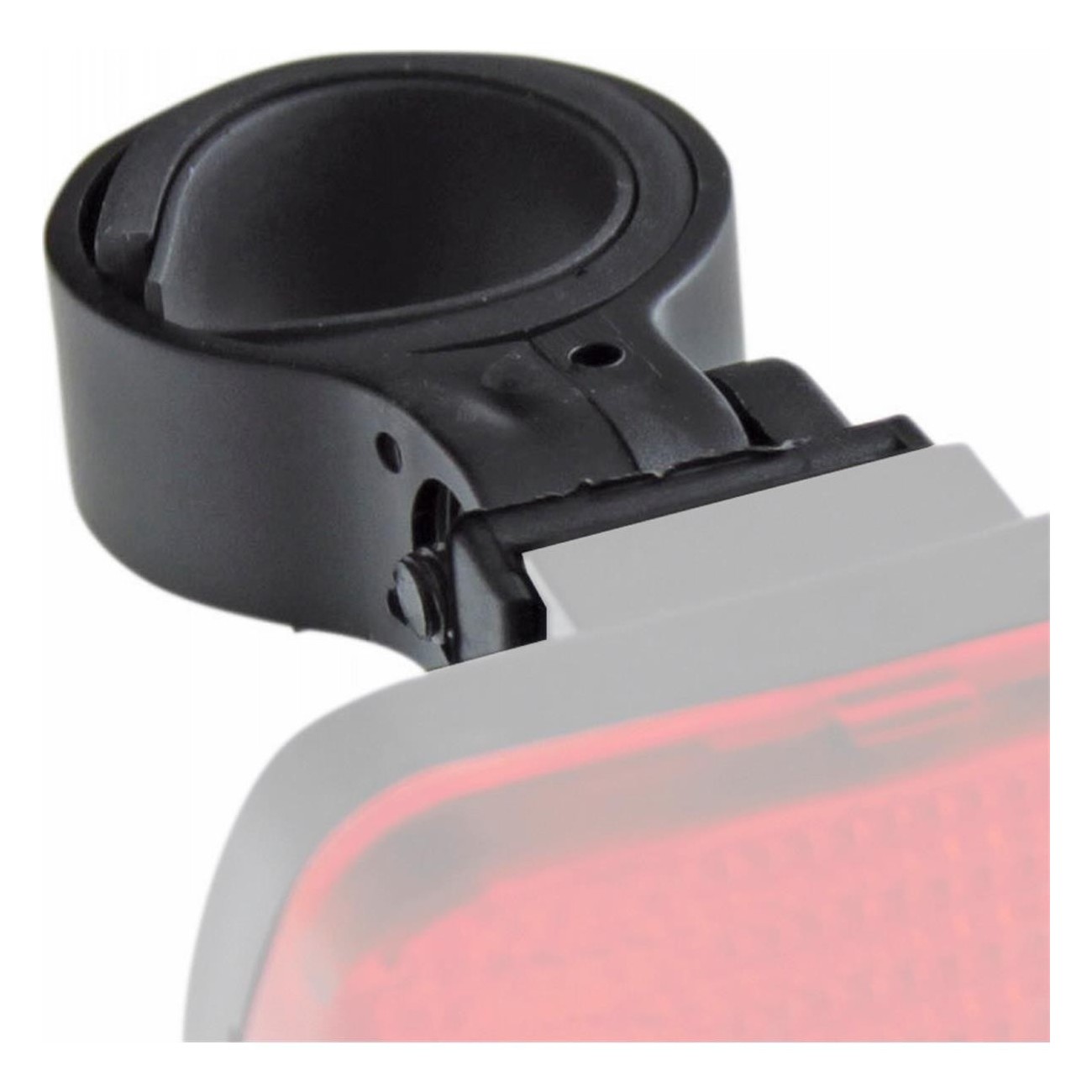 M-WAVE Atlas L.R Black Battery Rear Light Mount for Seat Post - 1