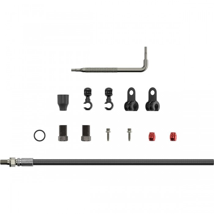 Hydraulikbremsleitung Kit für SRAM und Avid Scheibenbremsen, Schwarz oder Weiß - 1