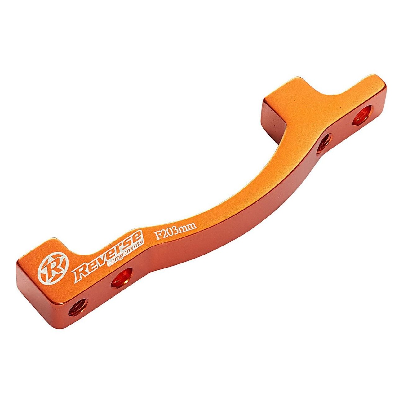 Adaptateur de frein PM-PM +43mm Orange pour disque avant, compatible PM - 1