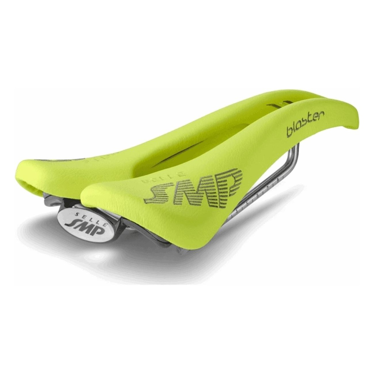 Selle MTB et Route en Microfibre Jaune Fluo 2018 - Polyvalente pour Triathlon et Cyclisme - 1