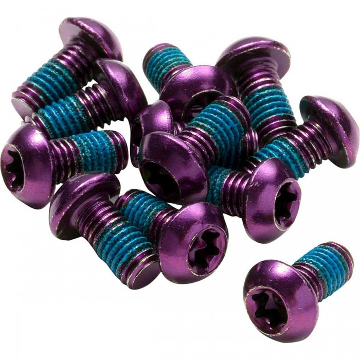 Purple Brake Disc Screw Set - 12 Durable Steel Pieces - 1