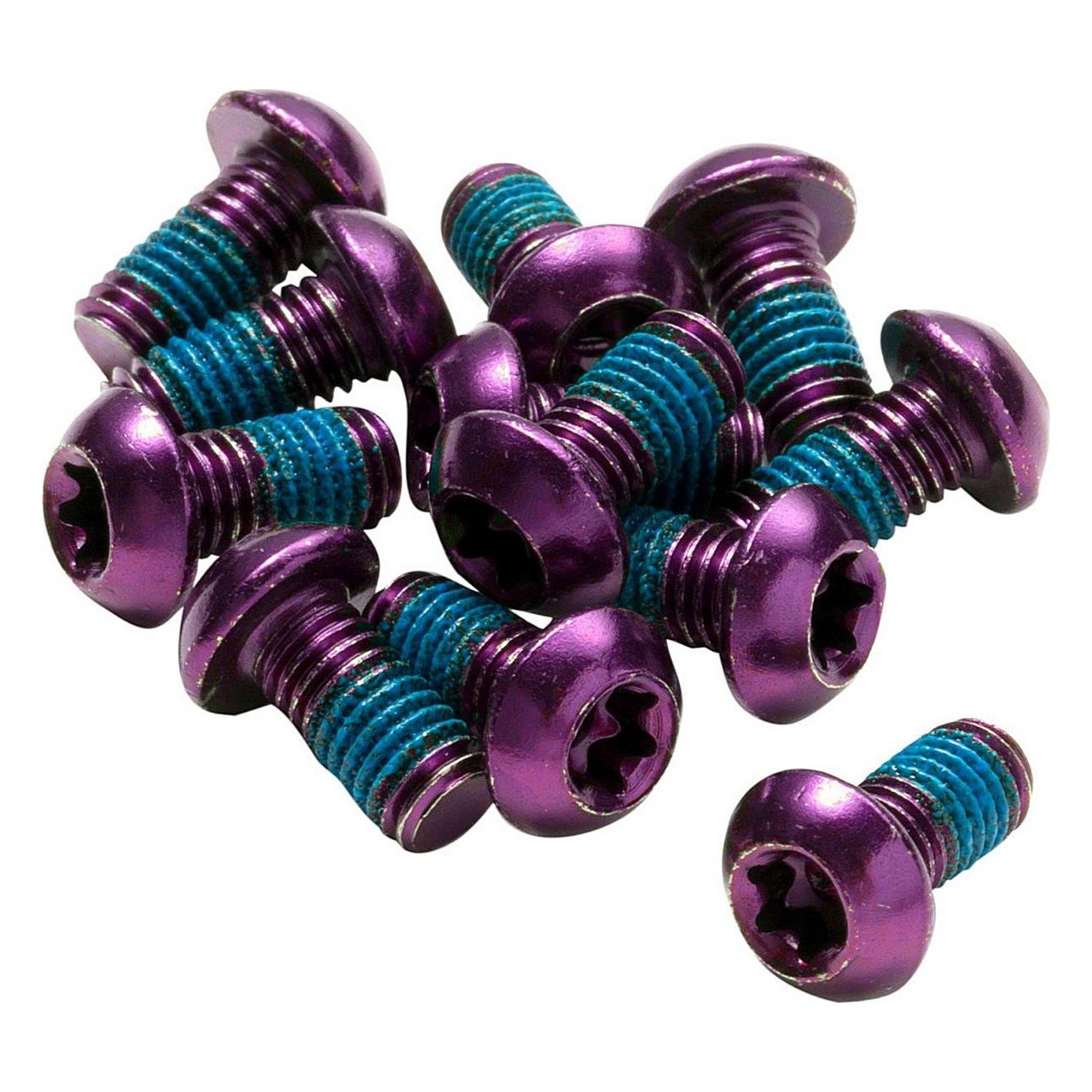 Purple Brake Disc Screw Set - 12 Durable Steel Pieces - 1