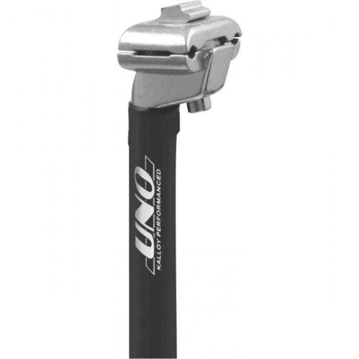 Black Aluminum Seat Post 25.4mm x 300mm, Durable and Lightweight - 1