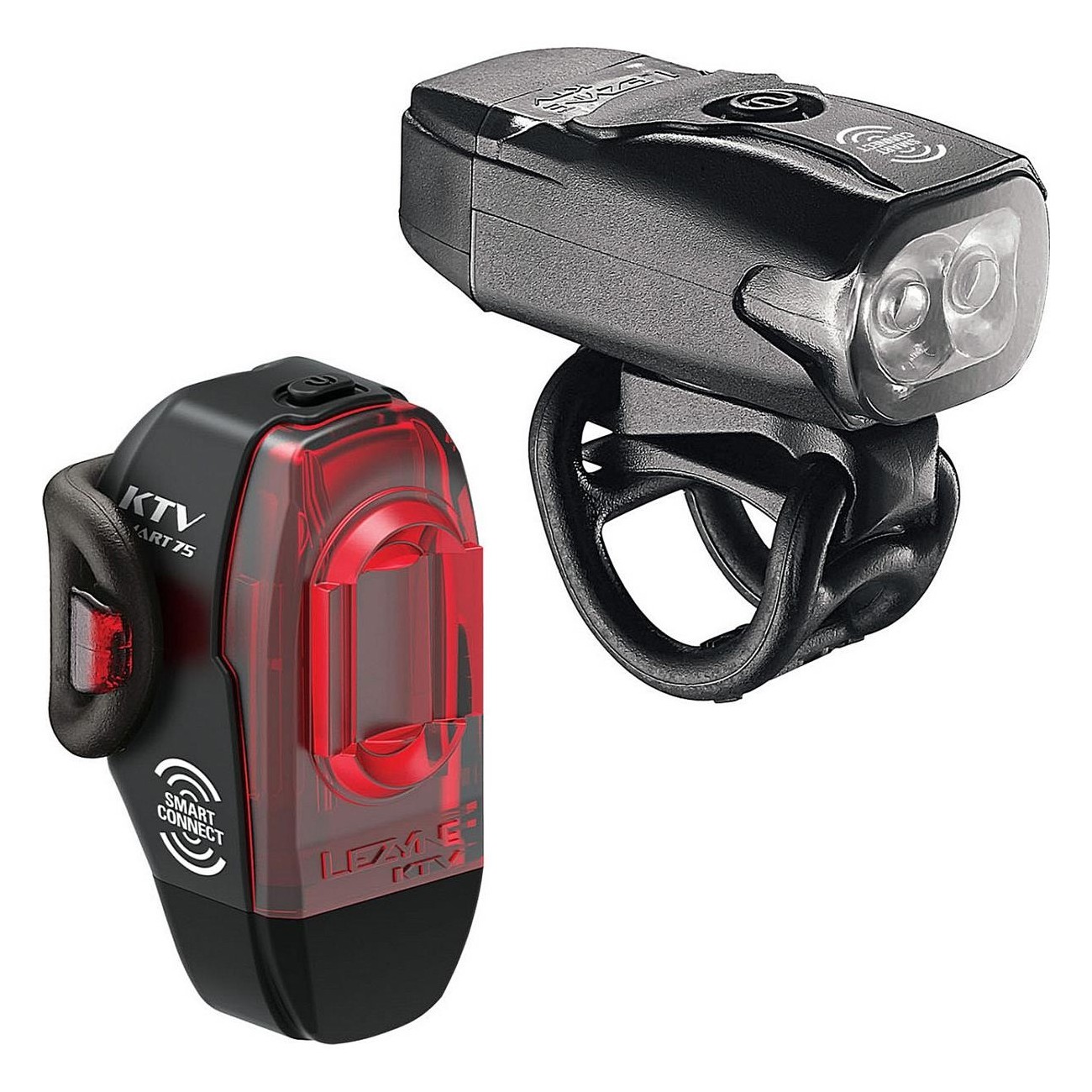 KTV Pro Smart Pair: Wireless Cycling Light System with Smart Connect, Black - 1