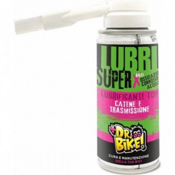 Lubrificante Catena SUPER con Pulitore 100ml - Dr.BIKE: Manutenzione Completa per Biciclette - 1 - Lubrificanti e olio - 8005586