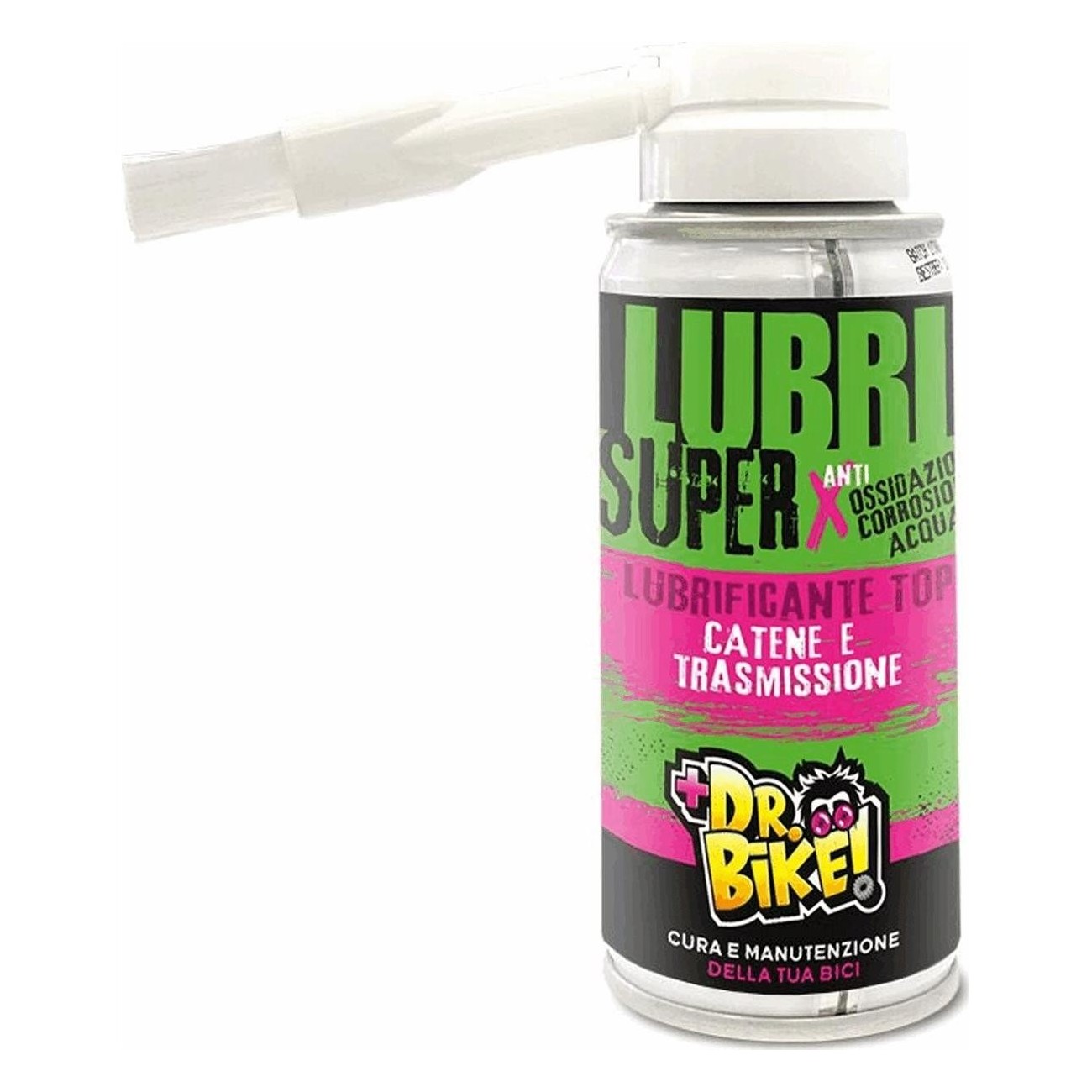 Lubrificante Catena SUPER con Pulitore 100ml - Dr.BIKE: Manutenzione Completa per Biciclette - 1 - Lubrificanti e olio - 8005586