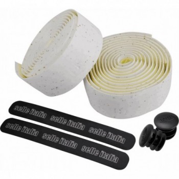 Smootape White Handlebar Tape EVA and Cork 35x1800mm, 2.5mm Thick - 1